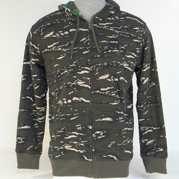 Hurley Other - Hurley reversible hoodie camouflage / tropical